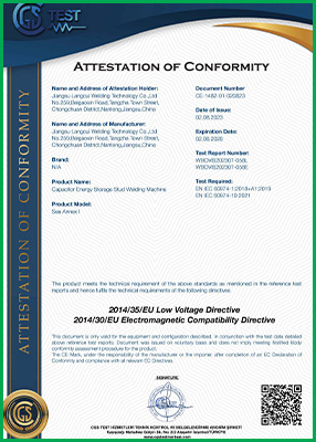 CE CERTIFICATE