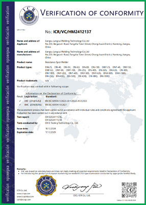 CE CERTIFICATE